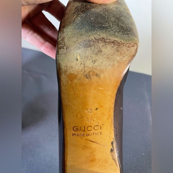 GUCCI - Vintage Leather Loafer - Picture 8 of 10